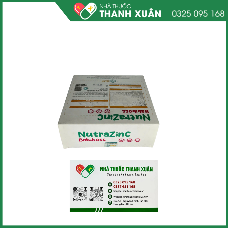 NutraZinC Babiboss bổ sung kẽm và vitamin
